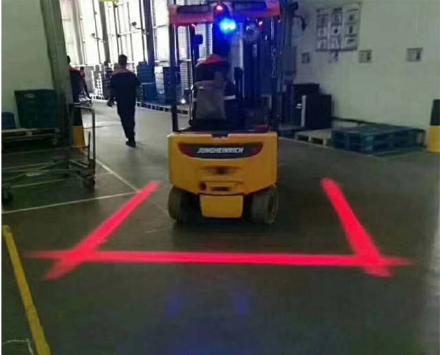 led叉車迷你紅光區(qū)域燈